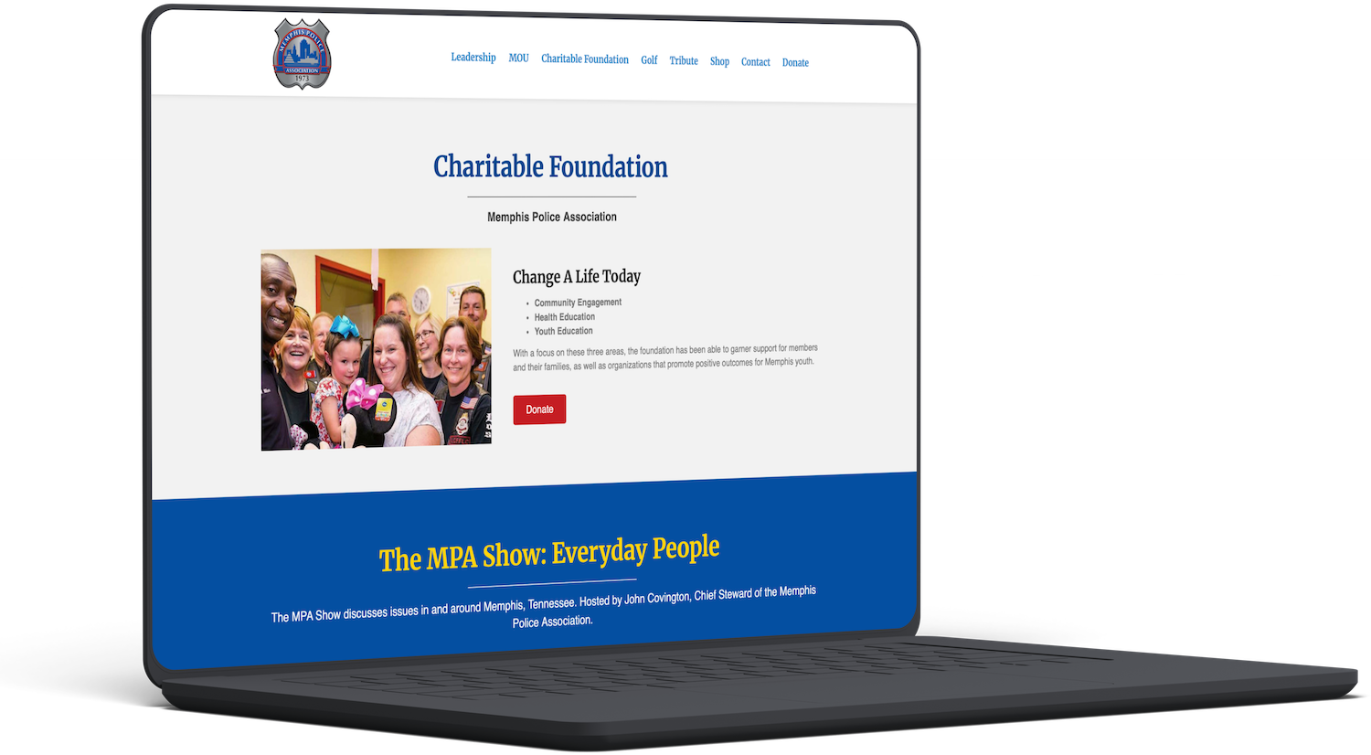Memphis Police Association Website 1